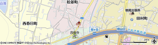 香川県高松市松並町667周辺の地図