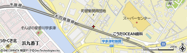 香川県綾歌郡宇多津町2606周辺の地図