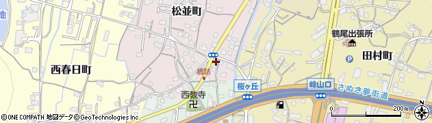 香川県高松市松並町662周辺の地図