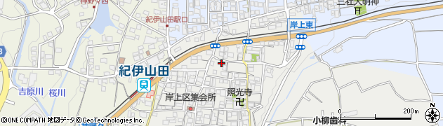 和歌山県橋本市岸上335周辺の地図