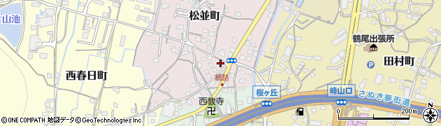 香川県高松市松並町704周辺の地図