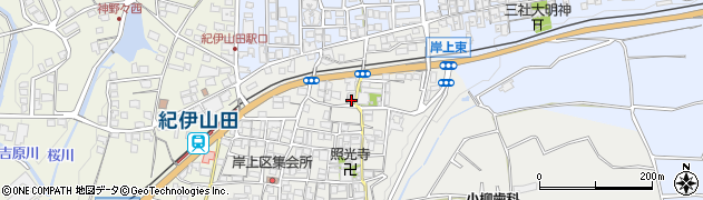 和歌山県橋本市岸上417周辺の地図