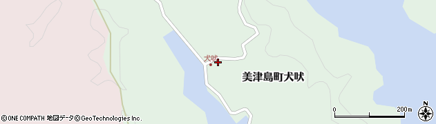 長崎県対馬市美津島町犬吠149周辺の地図