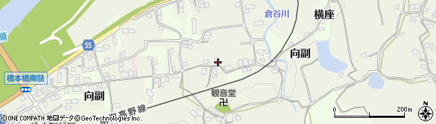 和歌山県橋本市向副160周辺の地図