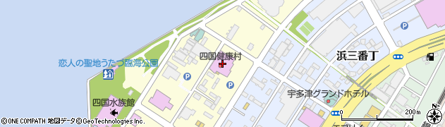 四国健康村周辺の地図