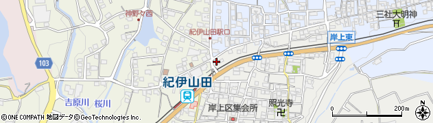 和歌山県橋本市岸上370周辺の地図