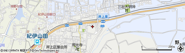 和歌山県橋本市岸上434周辺の地図