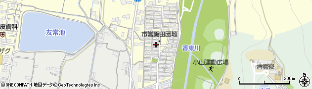 有限会社飯田団地購買会周辺の地図