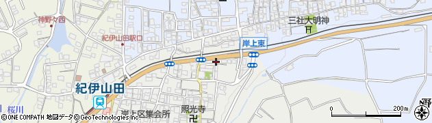 和歌山県橋本市岸上463周辺の地図