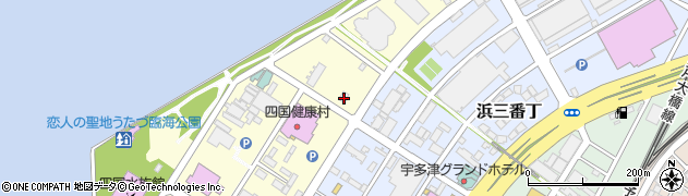 こがね製麺所 宇多津店周辺の地図