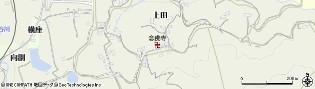 念佛寺周辺の地図
