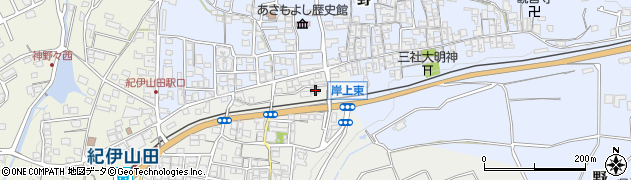 和歌山県橋本市岸上448周辺の地図