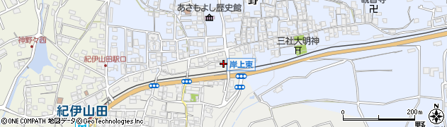 和歌山県橋本市岸上447周辺の地図