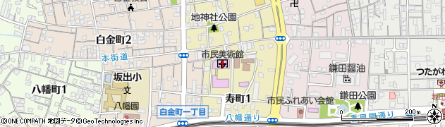 坂出市民美術館周辺の地図