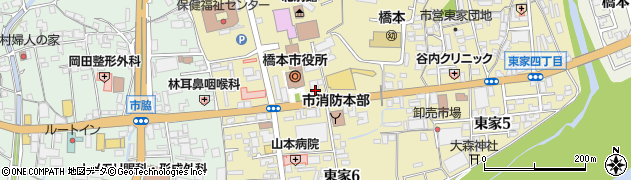 南都銀行橋本支店 ＡＴＭ周辺の地図