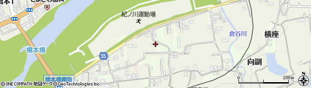 和歌山県橋本市向副95周辺の地図