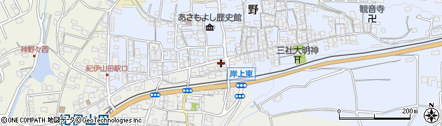和歌山県橋本市岸上444周辺の地図