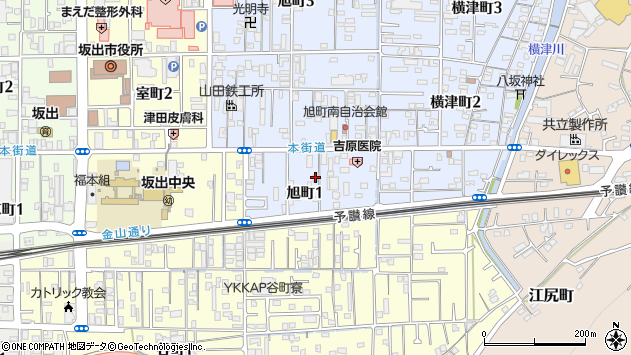 〒762-0006 香川県坂出市旭町の地図