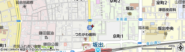 香川銀行坂出支店周辺の地図