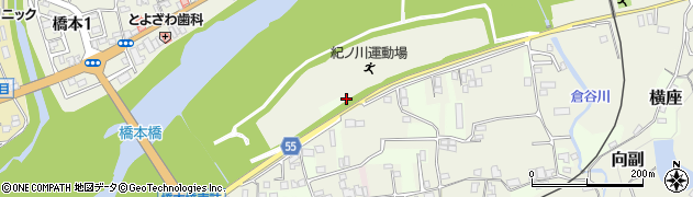 橋本五條線周辺の地図