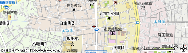 真鍋食料品店周辺の地図