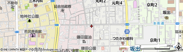 生駒文具店周辺の地図