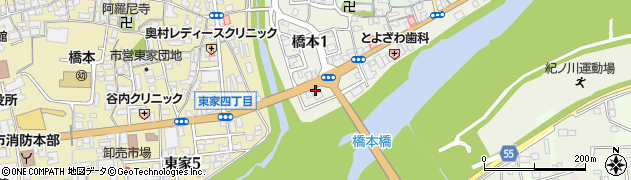 有川理容店周辺の地図