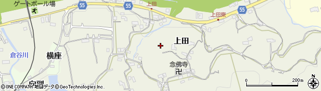 和歌山県橋本市上田周辺の地図