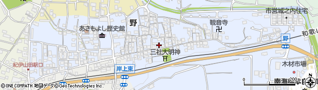 和歌山県橋本市野391周辺の地図