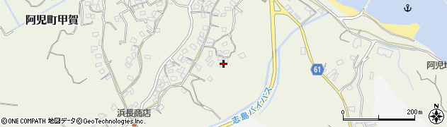 三重県志摩市阿児町甲賀3555周辺の地図