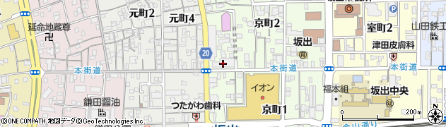 坂出市観光協会周辺の地図