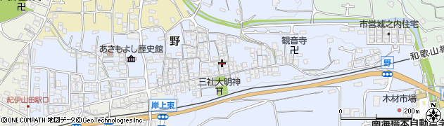 和歌山県橋本市野376周辺の地図