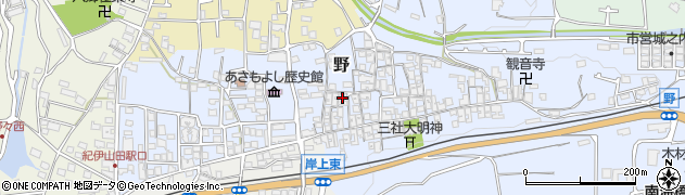 和歌山県橋本市野469周辺の地図