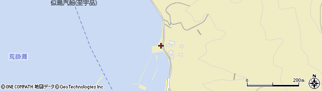 広島県広島市南区似島町（信谷）周辺の地図