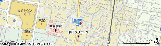 東宝グループワンナワードライ東宝三条店周辺の地図