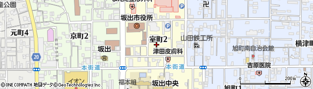 香川県坂出市室町周辺の地図