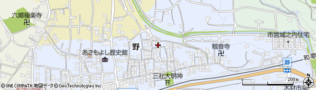 和歌山県橋本市野356周辺の地図