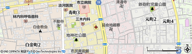 レデイ薬局坂出中央店周辺の地図