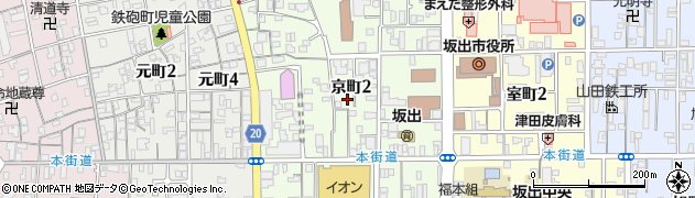 香川県坂出市京町周辺の地図
