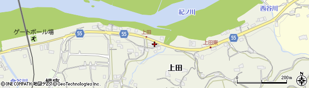 和歌山県橋本市上田57周辺の地図
