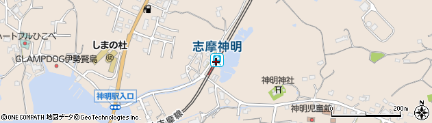 三重県志摩市周辺の地図
