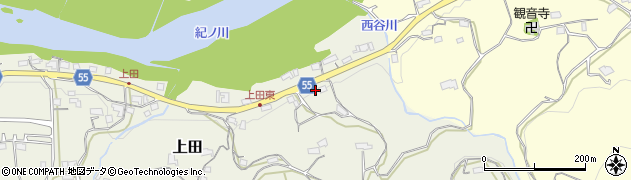 和歌山県橋本市上田406周辺の地図