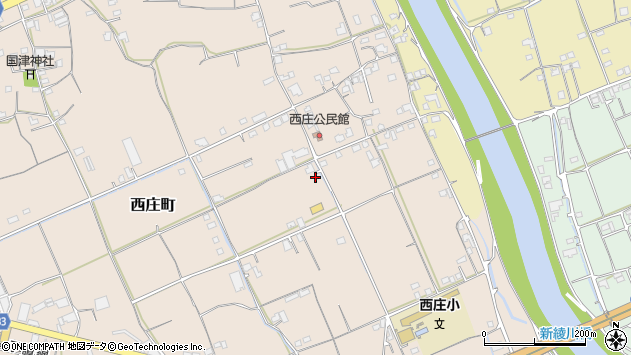 〒762-0021 香川県坂出市西庄町の地図