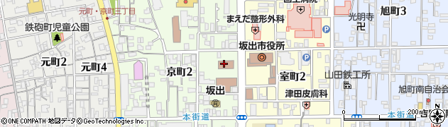 中国四国農政局　四国土地改良調査管理事務所坂出分室周辺の地図