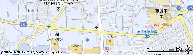 香川県さぬき市志度2410周辺の地図