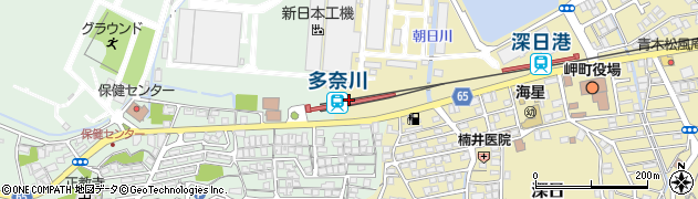 多奈川駅周辺の地図