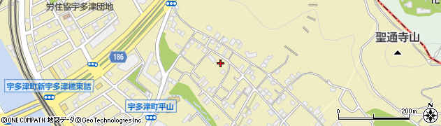 香川県綾歌郡宇多津町平山2502周辺の地図