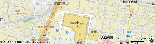 麺場 田所商店 ゆめタウン高松店周辺の地図