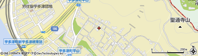 香川県綾歌郡宇多津町平山2645周辺の地図