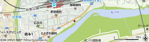橋本古佐田郵便局 ＡＴＭ周辺の地図